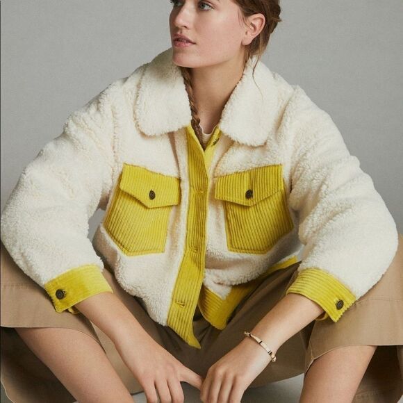 Anthropologie Jackets & Blazers - Anthropologie Sherpa Jacket 